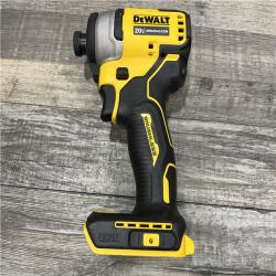 AS-IS DEWALT Atomic 20V Max Lithium-Ion Brushless Cordless Compact 1/4 in. Impact Driver Kit