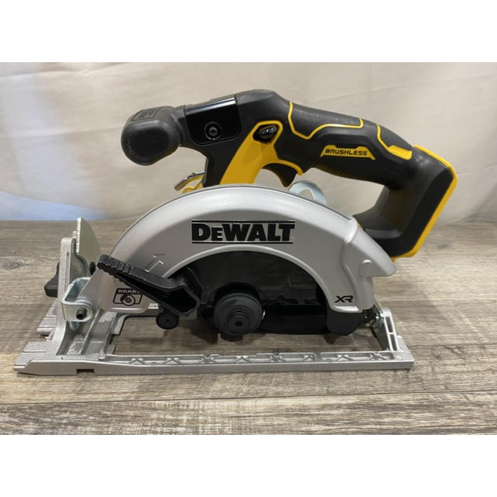 AS-IS DEWALT 20V MAX Cordless Brushless 6-1/2 in. Sidewinder Style Circular Saw (Tool Only)