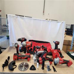AS-IS- Milwaukee 18-Volt Lithium-Ion Cordless (9-Tool) Combo Kit