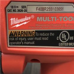 AS-IS Milwaukee 18V Lithium-Ion Cordless Oscillating Multi-Tool (Tool-Only)