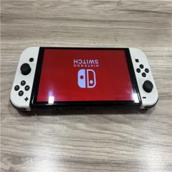 AS-IS Nintendo Switch (OLED) with White Joy-Con