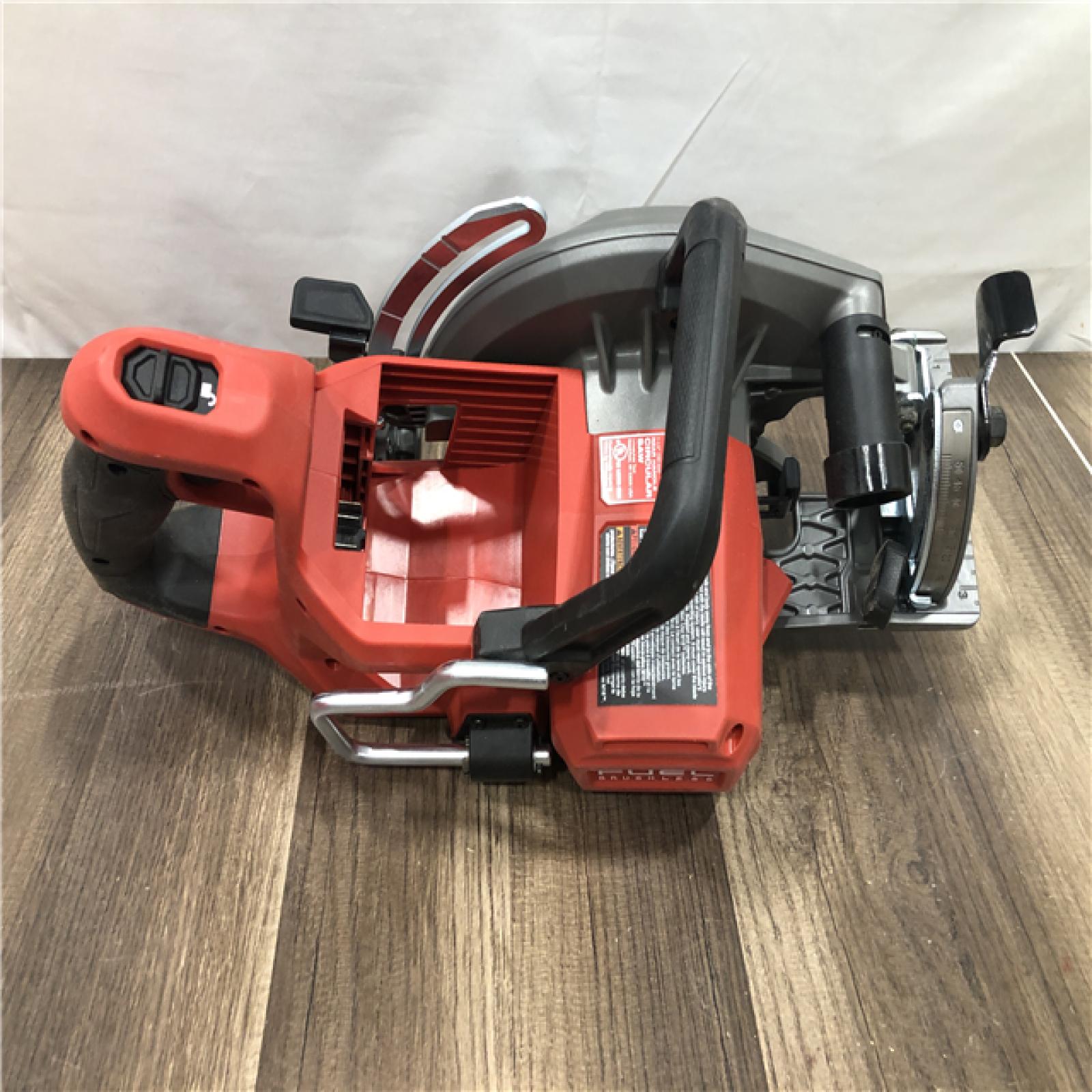AS-IS Milwaukee FUEL 18V Lithium-Ion Cordless 7-1/4 in. Rear Handle Circular Saw (Tool-Only)