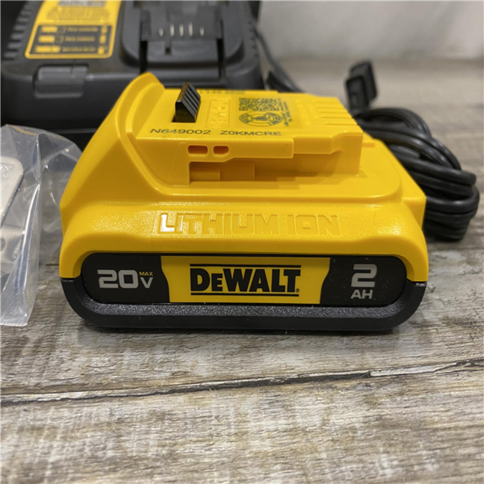 AS-IS DEWALT Atomic 20V Lithium-Ion Cordless Compact 1/2 in. Drill/Driver Kit