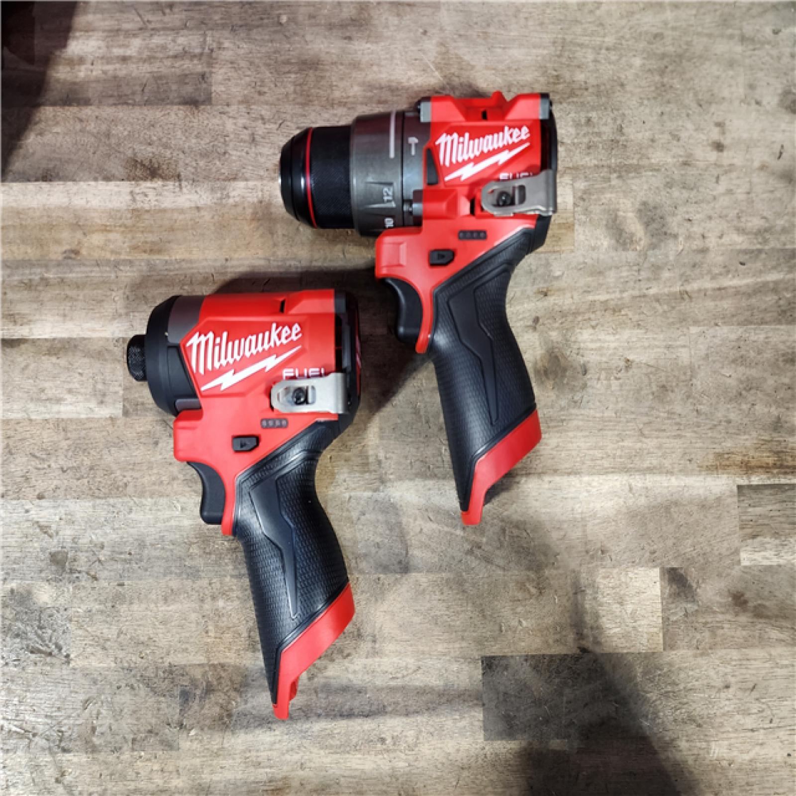 HOUSTON LOCATION - AS-IS (APPEARS LIKE NEW) Milwaukee 3497-22 12V Brushless Hammer Drill and Impact Driver Combo Kit