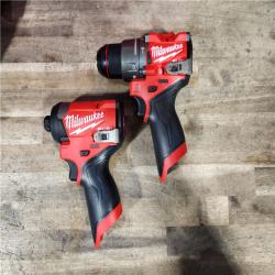 HOUSTON LOCATION - AS-IS (APPEARS LIKE NEW) Milwaukee 3497-22 12V Brushless Hammer Drill and Impact Driver Combo Kit