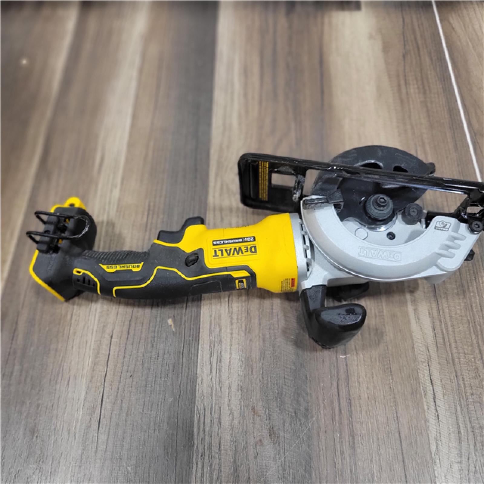 AS-IS DEWALT ATOMIC 20V MAX Cordless Brushless 4-1/2 in. Circular Saw (Tool Only)