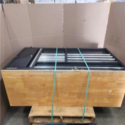 Phoenix AS-IS Husky Standard Duty 72 in. W x 20 in. D 10-Drawer Gloss Black Mobile Workbench Cabinet with Solid Wood Top