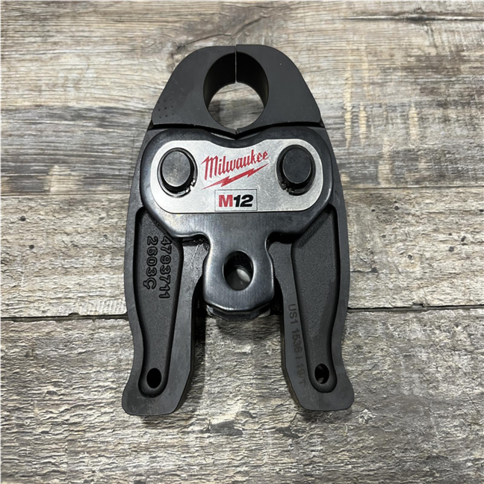 AS-IS Milwaukee 1 in. PEX Crimp Jaw for M12 FORCE LOGIC Press Tool