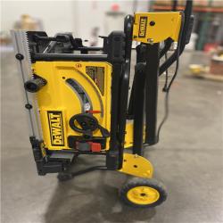Dallas Location - As-Is DEWALT 15 Amp Corded 10 in. Job Site Table Saw with Rolling Stand