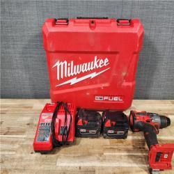 HOUSTON LOCATION - AS - IS Milwaukee FUEL 18V Lithium-Ion Brushless Cordless 1/2 in. Hammer Drill Driver Kit