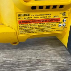 AS-IS Dewalt 20V MAX 22 in. Cordless Battery Powered Hedge Trimmer (Tool Only)