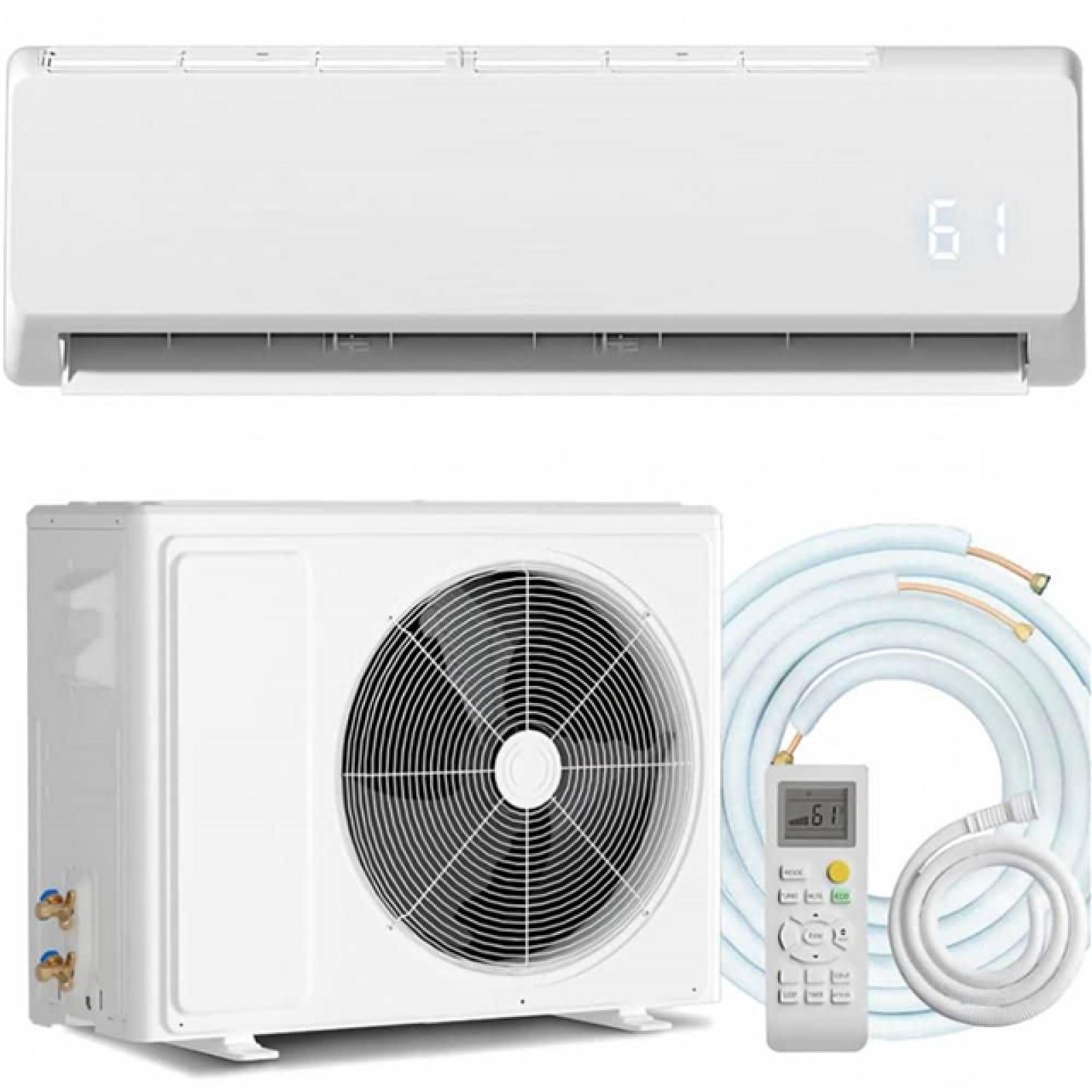 Phoenix NEW TMWINGS 18000 BTU Mini Split Air Conditioner and Heater 230-Volt Through the Wall AC Unit Cools up to 1280 sq. ft. with Remote
