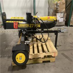 Dallas Location - As-Is Champion Power Equipment 27 Ton 224 cc Gas Powered Hydraulic Wood Log Splitter