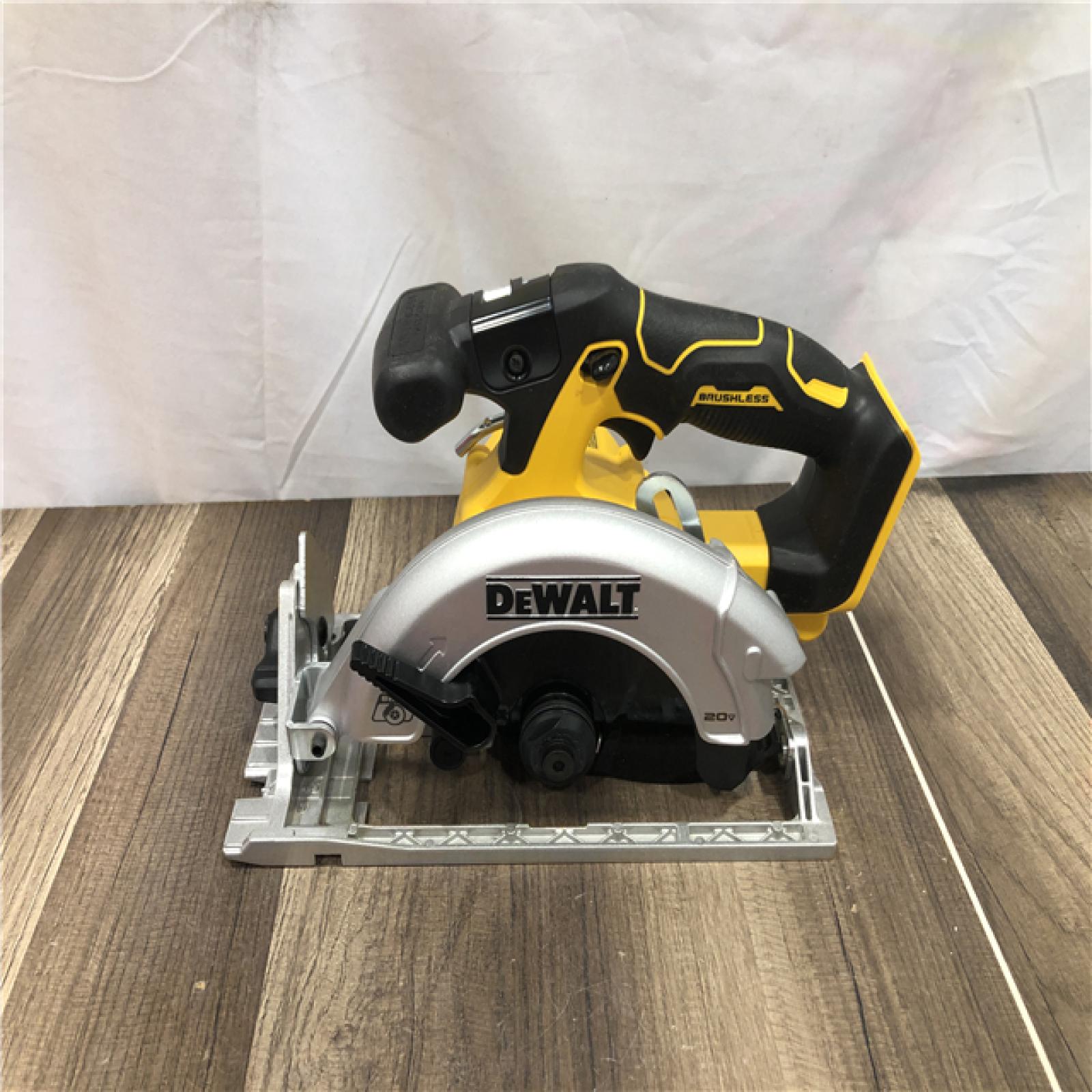 AS-IS DEWALT 20V MAX Cordless Brushless 6-1/2 in. Sidewinder Style Circular Saw (Tool Only)