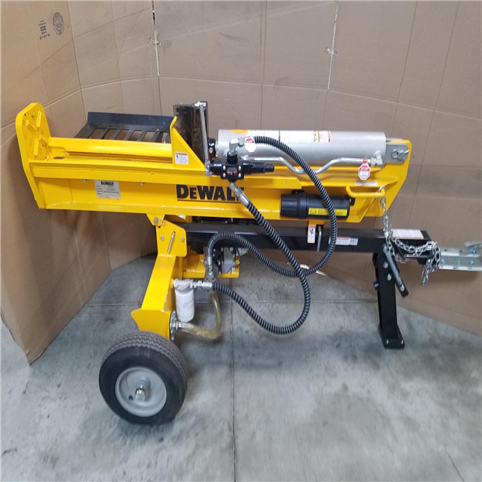 CALIFORNIA AS-IS DEWALT 28 TON LOG SPLITTER