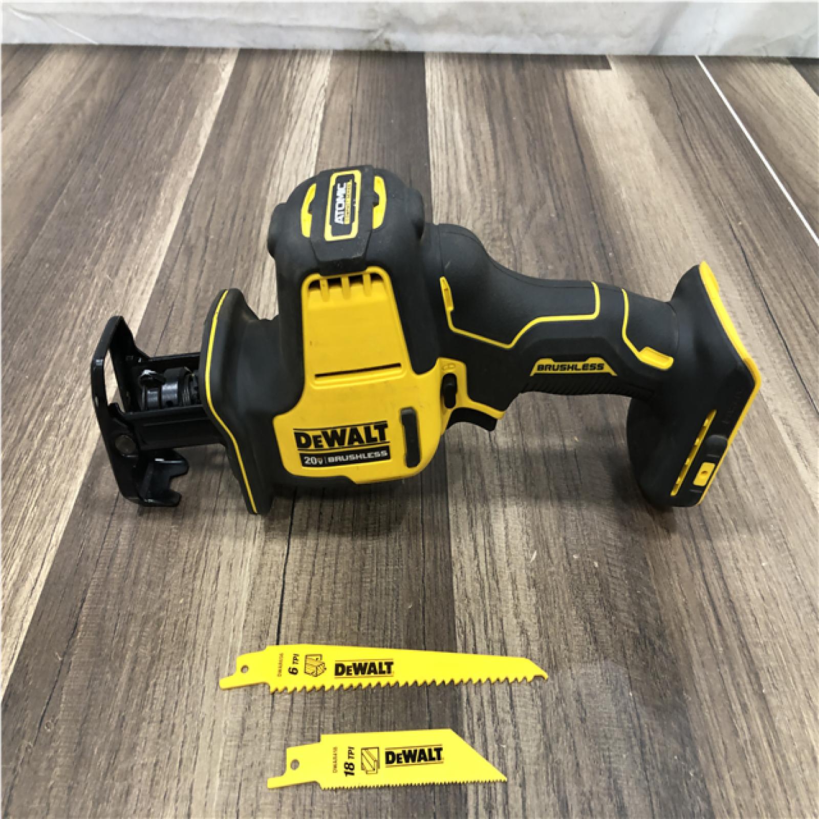 AS-IS DEWALT ATOMIC 20V MAX Cordless Brushless Compact Reciprocating Saw (Tool Only)