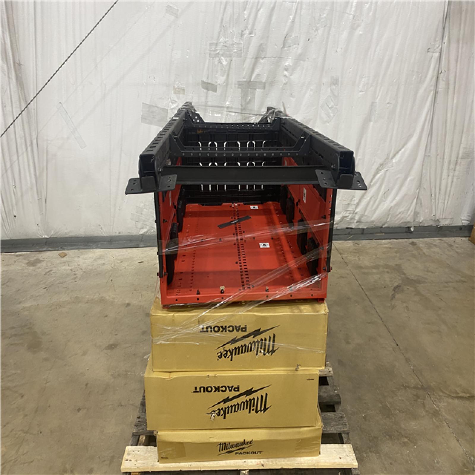 Houston Location - AS-IS Tool Pallet MILWAUKEE PACKOUT TOOL BOX