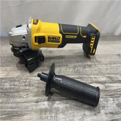 AS-IS DEWALT 20-Volt MAX Cordless Brushless 4-1/2 in. Angle Grinder with Slide Switch (Tool Only)