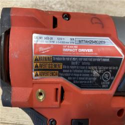AS-IS Milwaukee FUEL 12-Volt Lithium-Ion Brushless Cordless Hammer Drill and Impact Driver Combo Kit