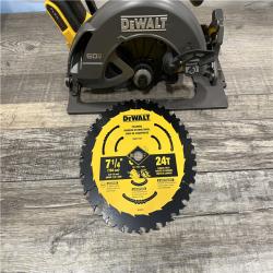 AS-IS DEWALT FLEXVOLT 60V MAX Cordless Brushless 7-1/4 in. Circular Saw with Brake (Tool Only)