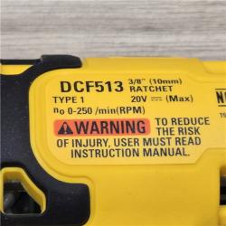 AS-IS DeWalt ATOMIC 20V MAX Cordless 3/8 in. Ratchet (Tool Only)