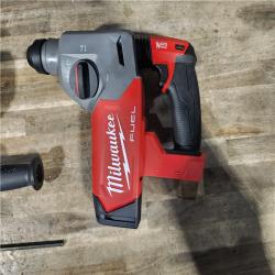 HOUSTON LOCATION - AS-IS Milwaukee M18 FUEL 18V Lithium-Ion Brushless Cordless 1 in. SDS-Plus Rotary Hammer W/ BATTERY & CHARGER