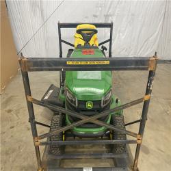 Houston Location - AS-IS Outdoor Power Equipment JOHN DEERE S100 SIT DOWN MOWER