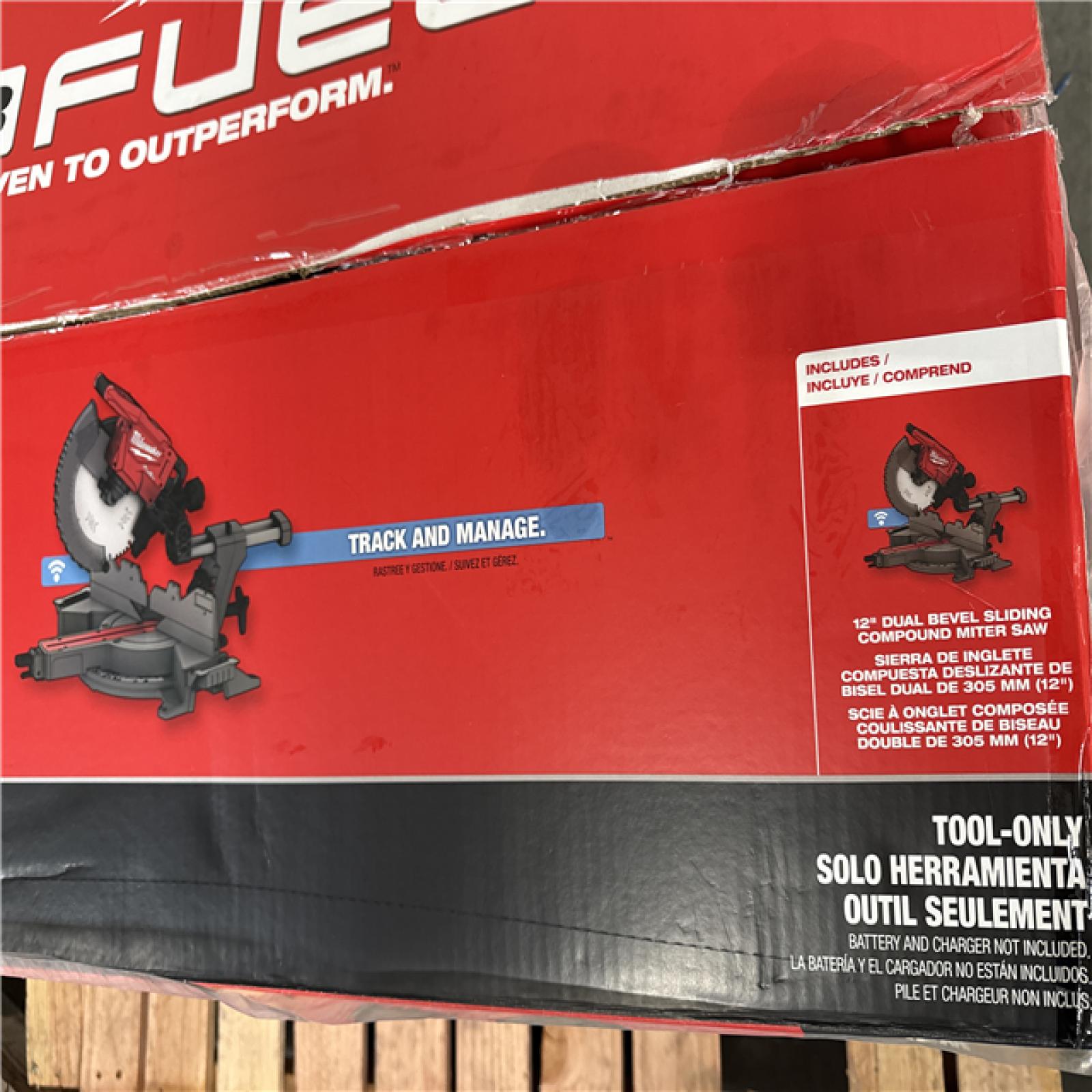 California NEW Milwaukee 12 Dual Bevel Sliding Compound Miter Saw (Tool Only)