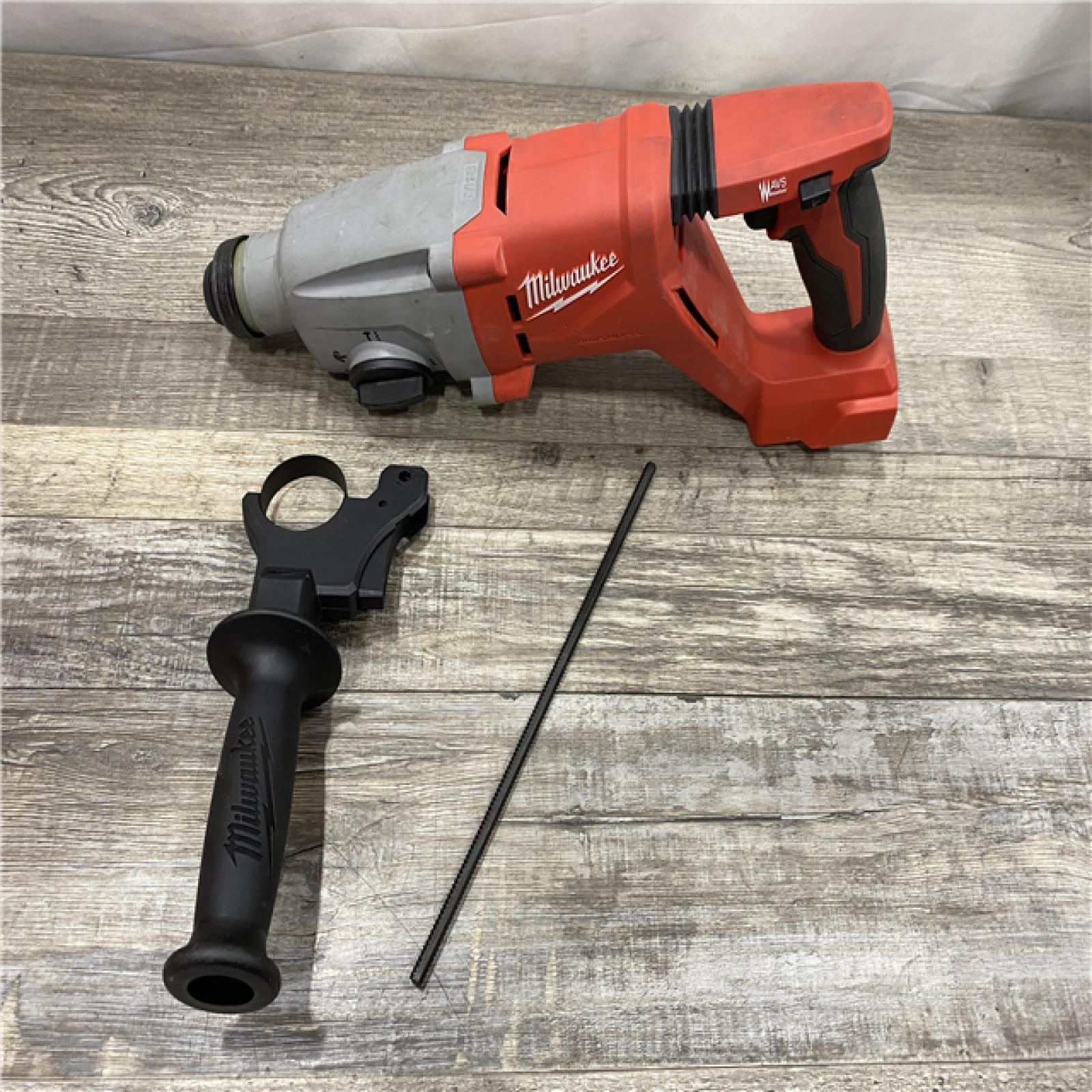 AS-IS Milwaukee 18V Lithium-Ion Brushless Cordless 1 in. SDS-Plus D-Handle Rotary Hammer (Tool-Only)