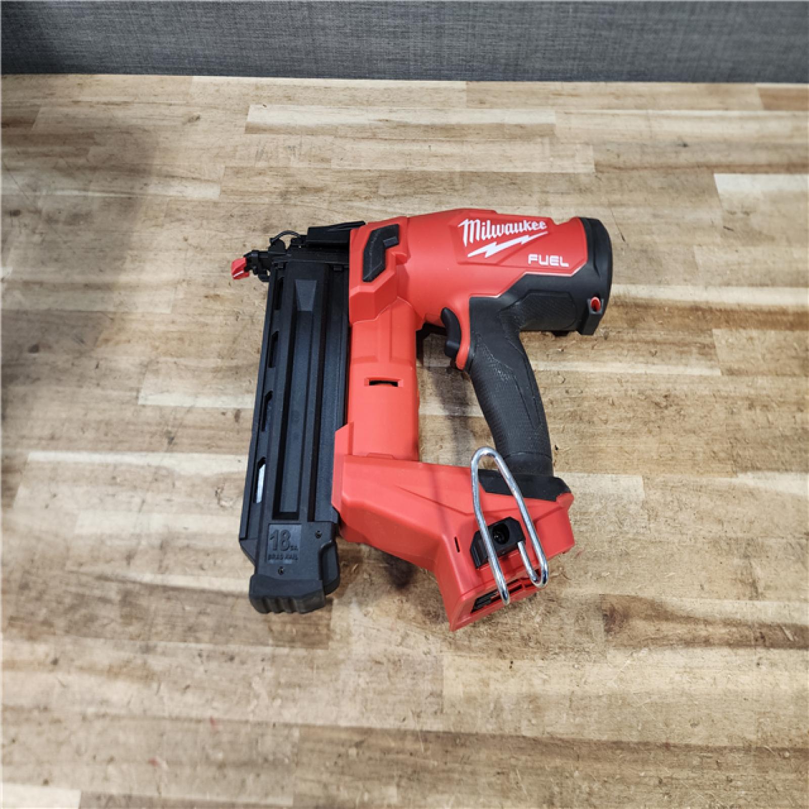 HOUSTON LOCATION - AS - IS Milwaukee FUEL 18-Volt Lithium-Ion Brushless Cordless Gen II 18-Gauge Brad Nailer (Tool-Only)