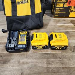 HOUSTON LOCATION - AS-IS DEWALT 20V MAX XR Hammer Drill and ATOMIC Impact Driver 2 Tool Cordless Combo Kit with (2) 4.0Ah Batteries, Charger, and Bag