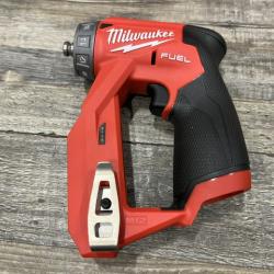 AS-IS Milwaukee  FUEL 12V Lithium-Ion Brushless Cordless 4-in-1 Installation 3/8 in. Drill Driver Kit