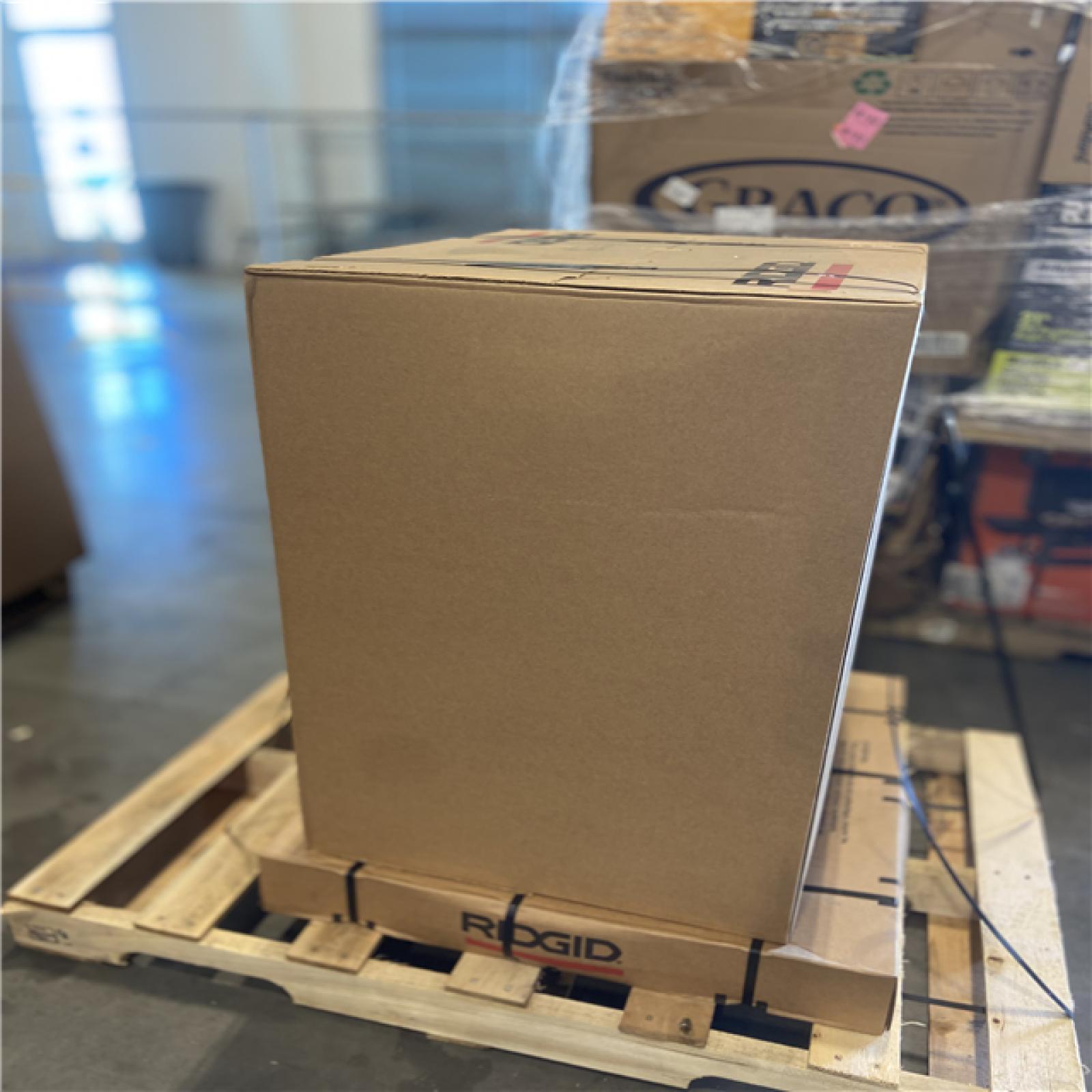 DALLAS LOCATION - RIDGID K-750 Drum Machine Drain Cleaner with C-100 Autofeed 100 ft. x 3/4 in. Cable and 3/4 in. Tool Set