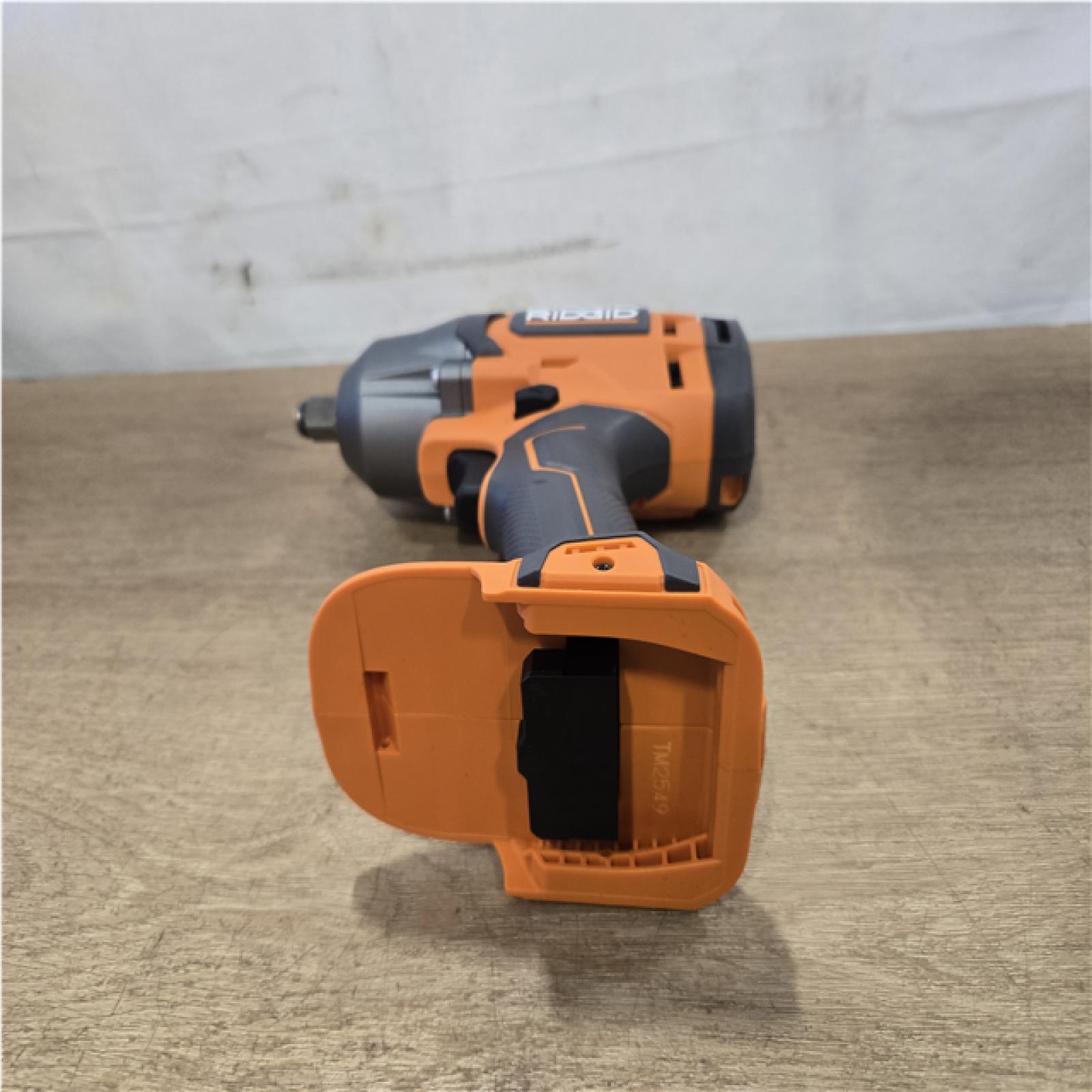 AS-IS RIDGID 18V Cordless 1/2 in. Impact Wrench Kit with 4.0 Ah Battery and Charger