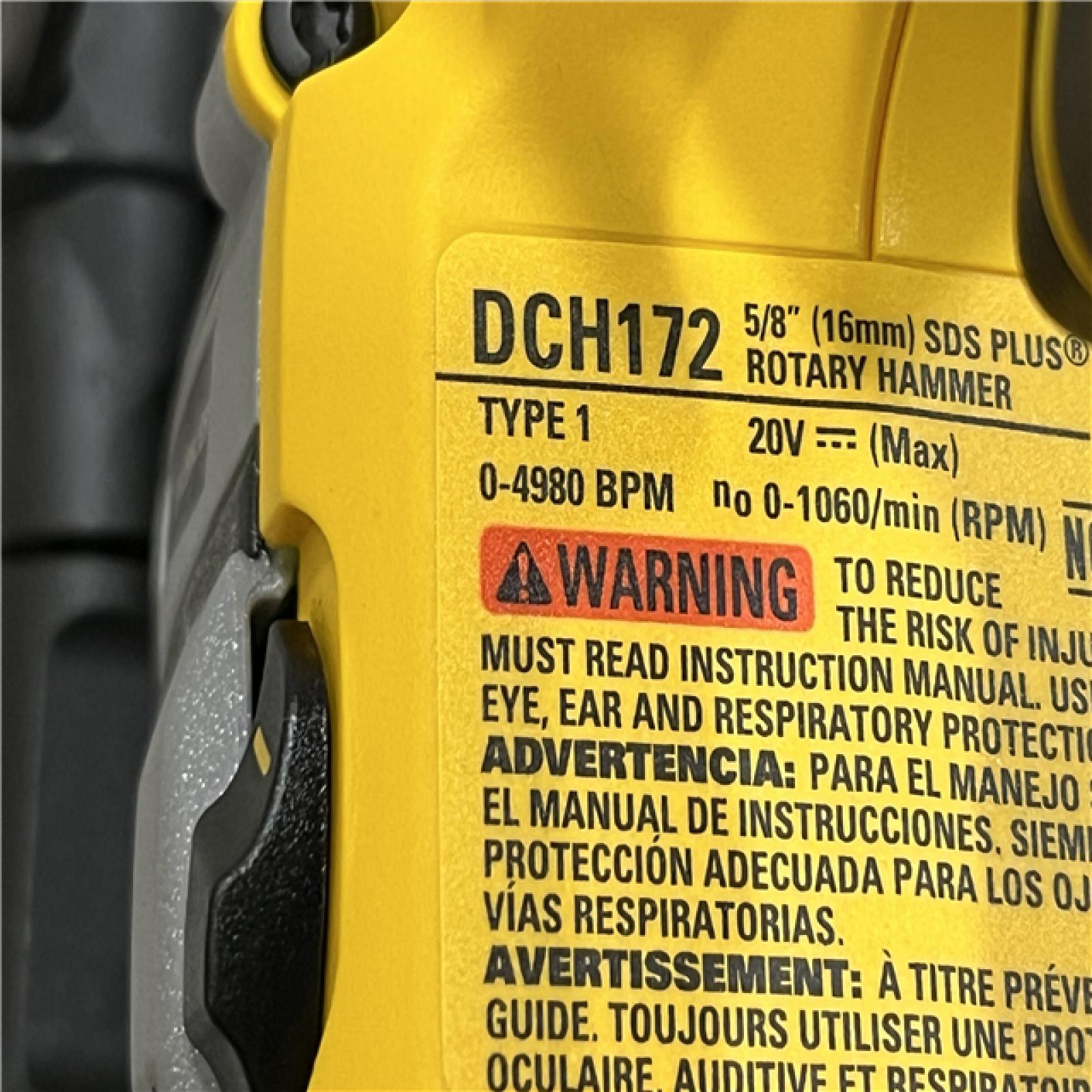 AS-IS DEWALT ATOMIC 20V MAX Cordless Brushless Ultra-Compact 5/8 in. SDS Plus Hammer Drill (Tool Only)