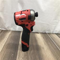AS-IS Milwaukee  FUEL SURGE 12V Lithium-Ion Brushless Cordless 1/4 in. Hex Impact Driver Compact Kit