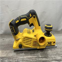 AS-IS DEWALT 20V MAX XR Cordless Brushless 3-1/4 in. Planer (Tool Only)