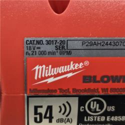 AS-IS Milwaukee M18 FUEL Blower Kit 3017-21HD