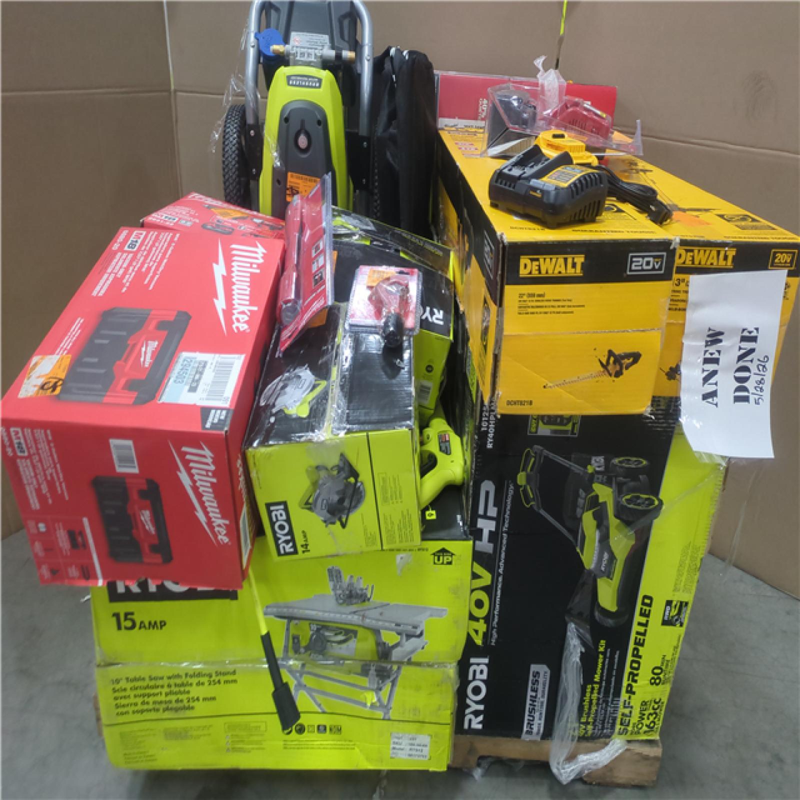 CALIFORNIA AS-IS TOOL PALLET