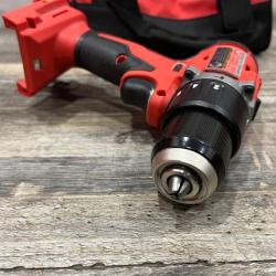 AS-IS Milwaukee 18V Lithium-Ion Brushless Cordless 1/2 in. Compact Hammer Drill/Driver Kit