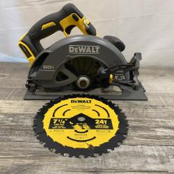 AS-IS DEWALT FLEXVOLT 60V MAX Cordless Brushless 7-1/4 in. Circular Saw with Brake (Tool Only)