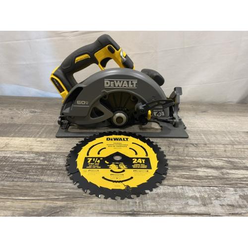AS-IS DEWALT FLEXVOLT 60V MAX Cordless Brushless 7-1/4 in. Circular Saw with Brake (Tool Only)