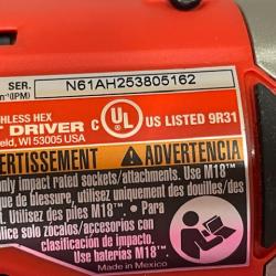 AS-IS Milwaukee 18-Volt Lithium-Ion Brushless Cordless Compact Hammer Drill/Impact Combo Kit