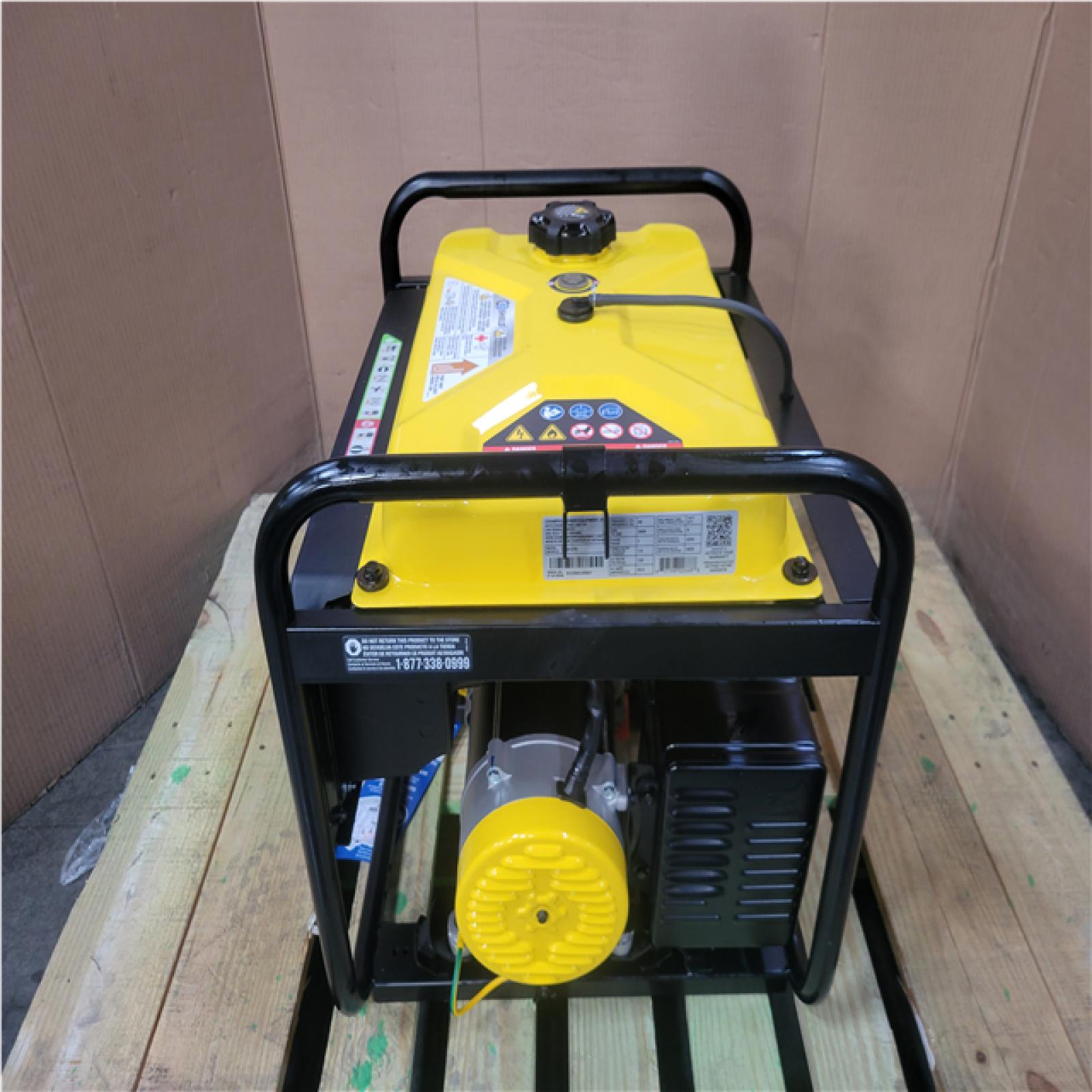 CALIFORNIA AS-IS CHAMPION 5 300 STARTING WATT 4 250 RUNNING WATT DUAL FUEL GENERATOR