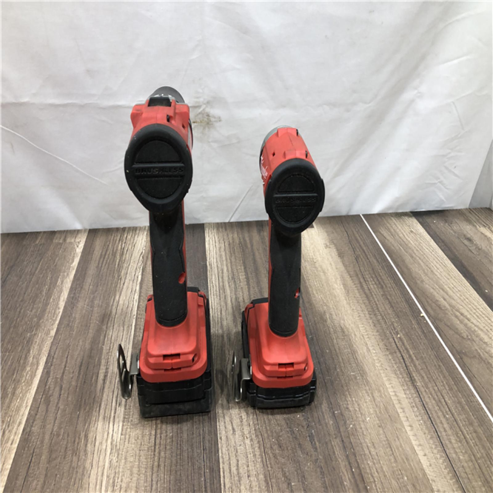 AS-IS Milwaukee 18-Volt Lithium-Ion Brushless Cordless Compact Hammer Drill/Impact Combo Kit