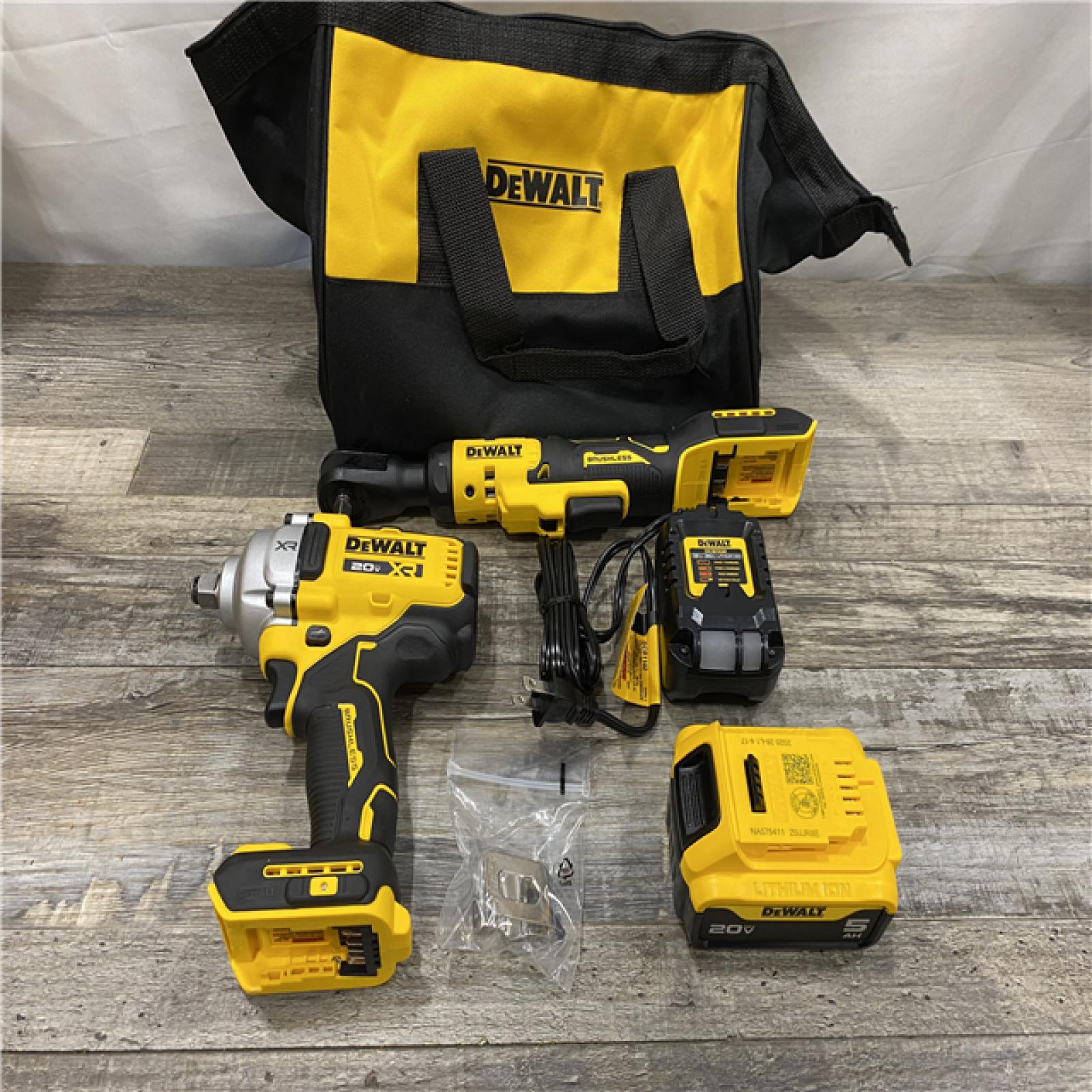 AS-IS DEWALT 20V Lithium-Ion Cordless 2-Tool Combo Kit