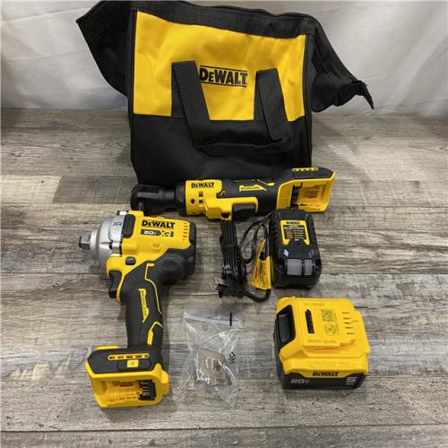AS-IS DEWALT 20V Lithium-Ion Cordless 2-Tool Combo Kit