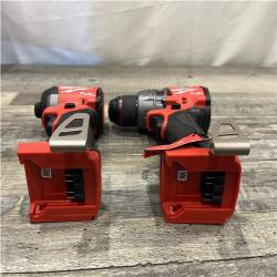 AS-IS Milwaukee FUEL 18V Lithium-Ion Brushless Cordless Hammer Drill and Impact Driver Combo Kit