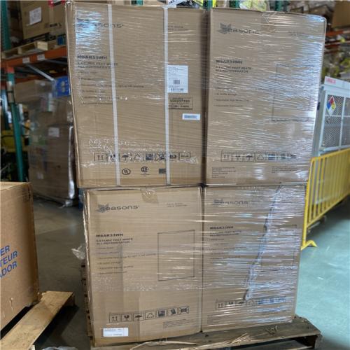 DALLAS LOCATION - Seasons® 3.3 Cu. Ft. All-Fridge COMPACT Refrigerator, Energy Star®, White (8 UNITS)