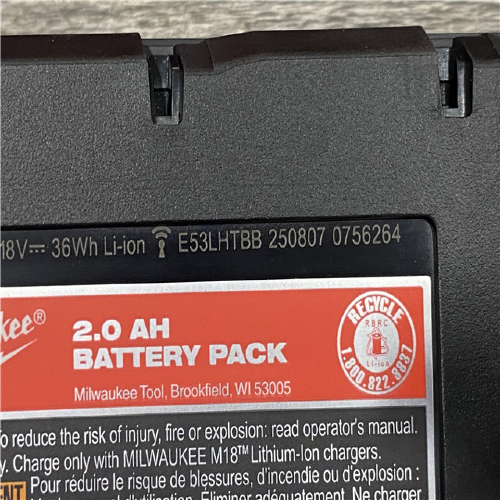 AS-IS Milwaukee 18V Lithium-Ion Brushless Cordless 1/4 in. Impact Driver Kit